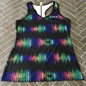 🌵Donating Soon🌵 Colorful Fila Athletic Tank Top
